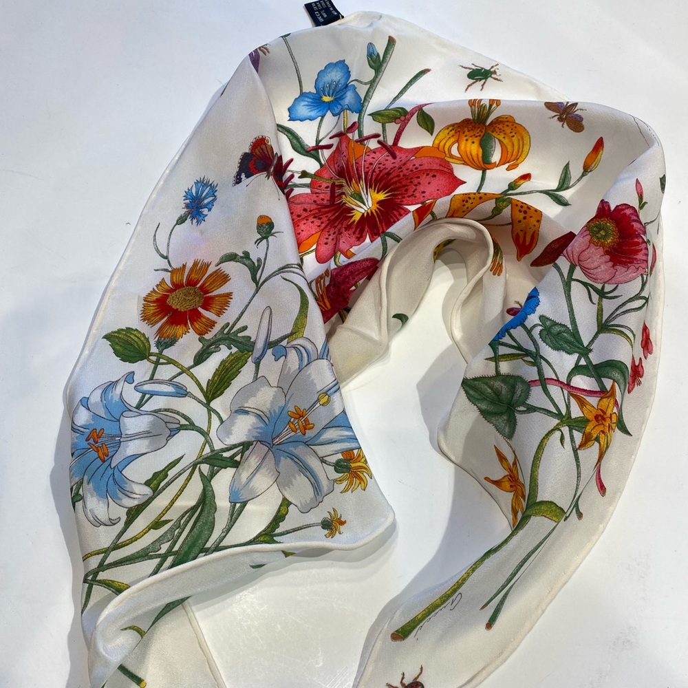 Vintage Gucci Silk Scarf